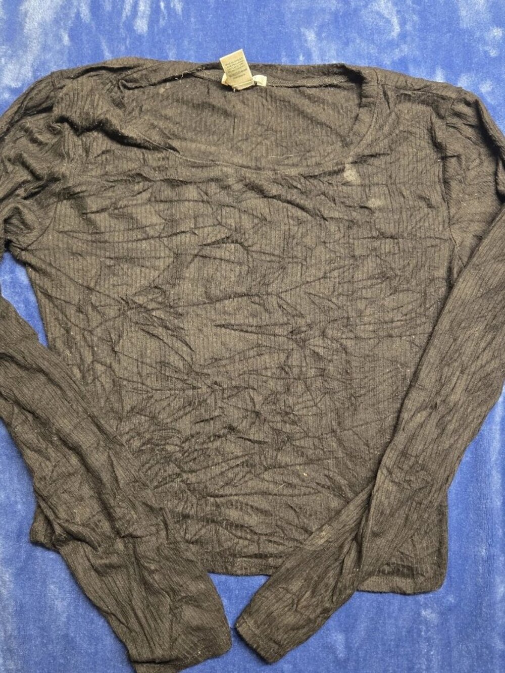 Bozzolo Women's Large Basic Black Sweater